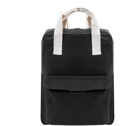Rekan Back Gerecyclede Canvas Rugzak Zwart