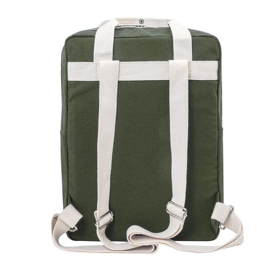 Rekan Back Gerecyclede Canvas Rugzak Groen