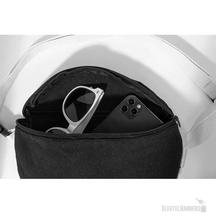 Rekan Hip Gerecycled Canvas Heuptasje Zwart