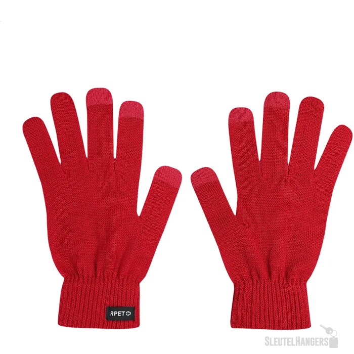 Retouch Rpet Touchscreen-Handschoenen Rood