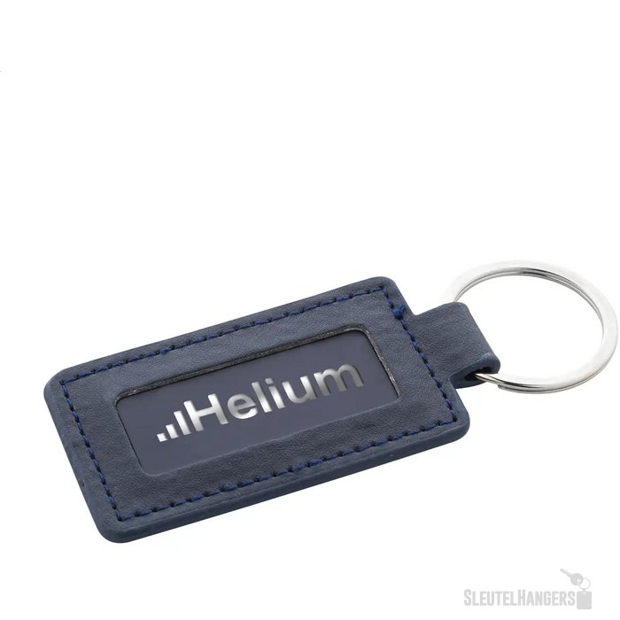 Shinekey Rect Rpu-Sleutelhanger Donker Blauw