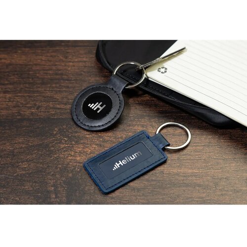 Shinekey Rect Rpu-Sleutelhanger Donker Blauw