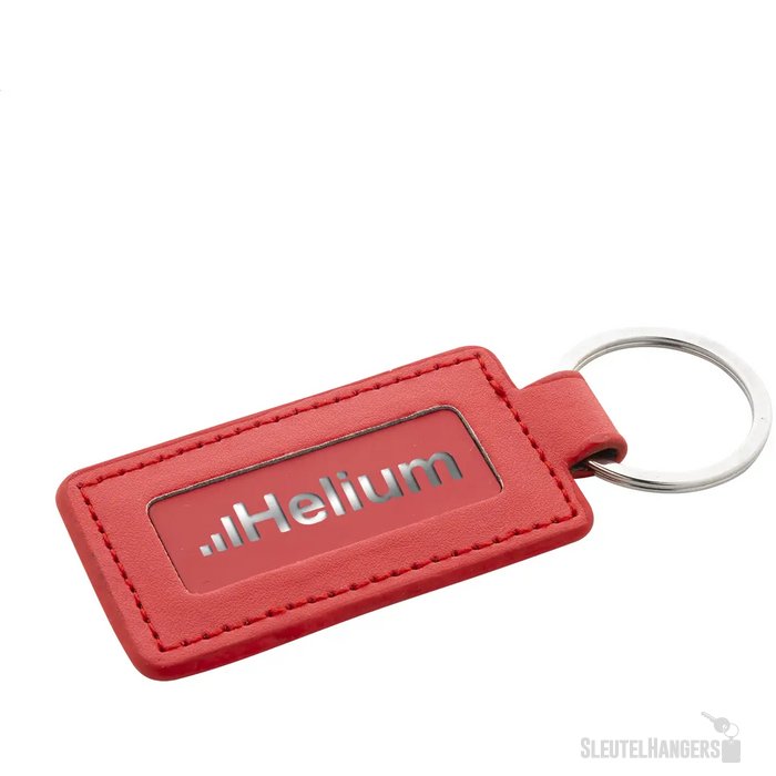 Shinekey Rect Rpu-Sleutelhanger Rood