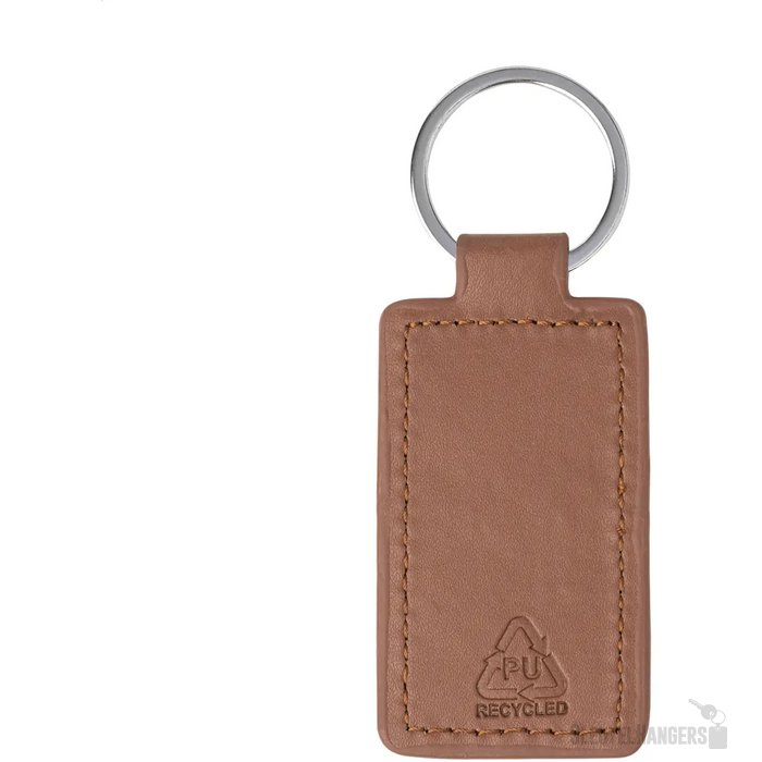 Shinekey Rect Rpu-Sleutelhanger Bruin