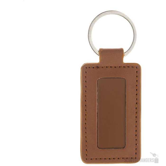 Shinekey Rect Rpu-Sleutelhanger Bruin