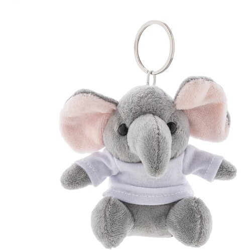 Trumpfob Pluche Olifant Sleutelhanger Grijs