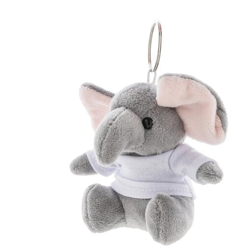 Trumpfob Pluche Olifant Sleutelhanger Grijs