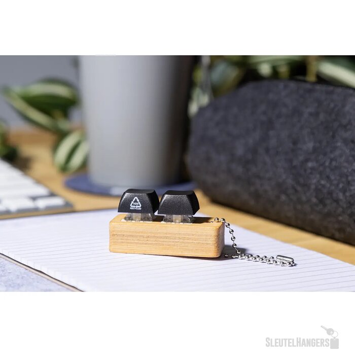 Typoo Antistress Sleutelhanger Zwart