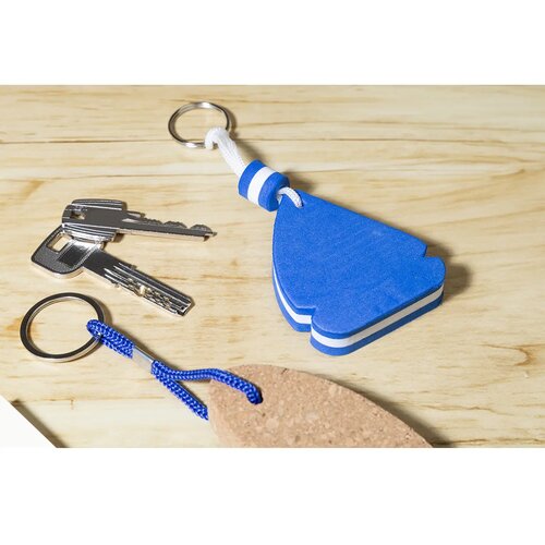 Velantis Drijvende Eva-Sleutelhanger Blauw