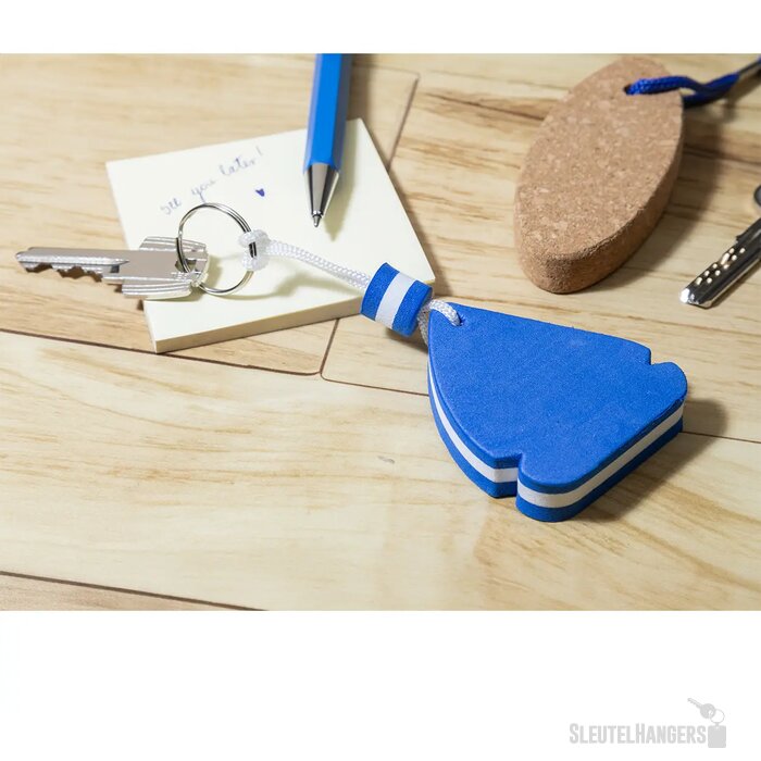 Velantis Drijvende Eva-Sleutelhanger Blauw