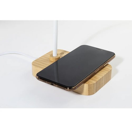 Voltglow Bureaulamp Met Draadloze Oplader Natuurlijk