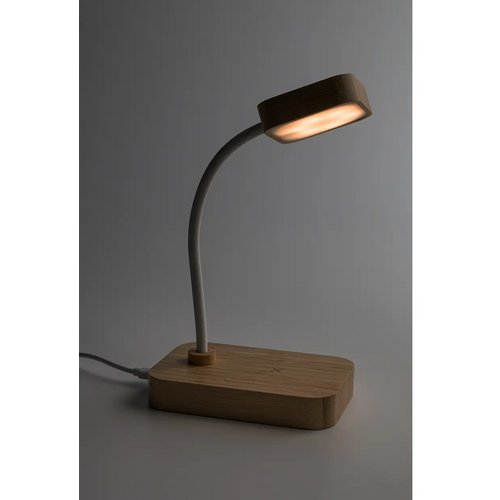 Voltglow Bureaulamp Met Draadloze Oplader Natuurlijk