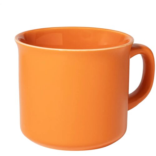Woodstock Flat Matte Vintage Mok Oranje