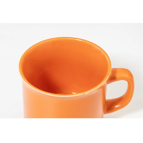 Woodstock Flat Matte Vintage Mok Oranje