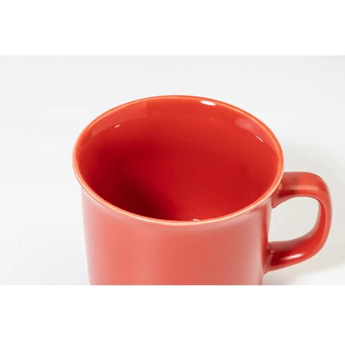 Woodstock Flat Matte Vintage Mok Rood