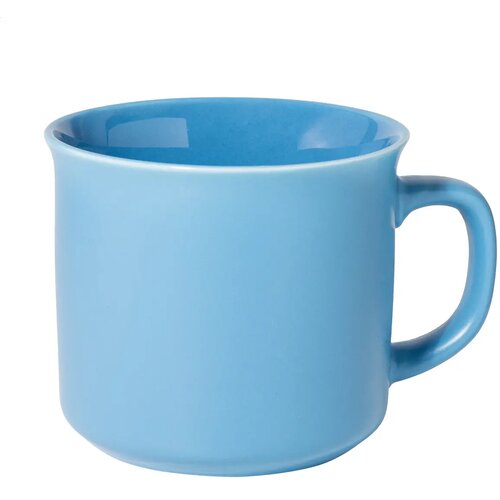 Woodstock Flat Matte Vintage Mok Licht Blauw