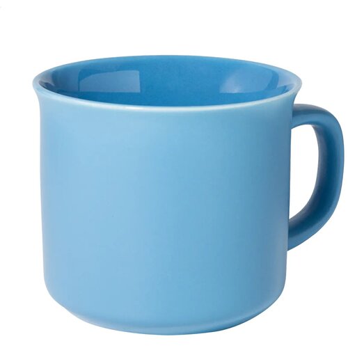 Woodstock Flat Matte Vintage Mok Licht Blauw