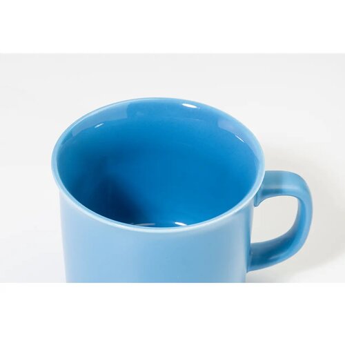 Woodstock Flat Matte Vintage Mok Licht Blauw