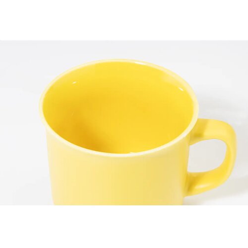 Woodstock Flat Matte Vintage Mok Geel