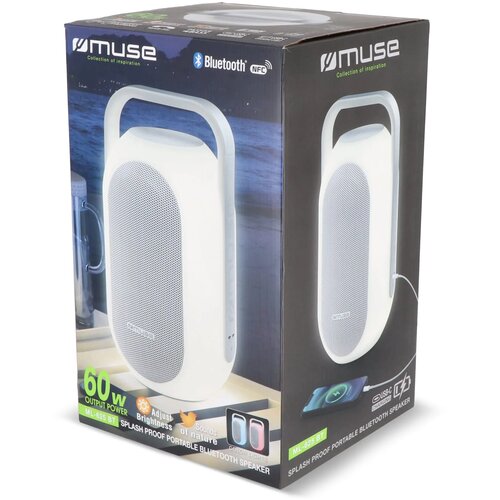 ML-625| Muse Ambient Light Bluetooth Speaker IPX4 wit