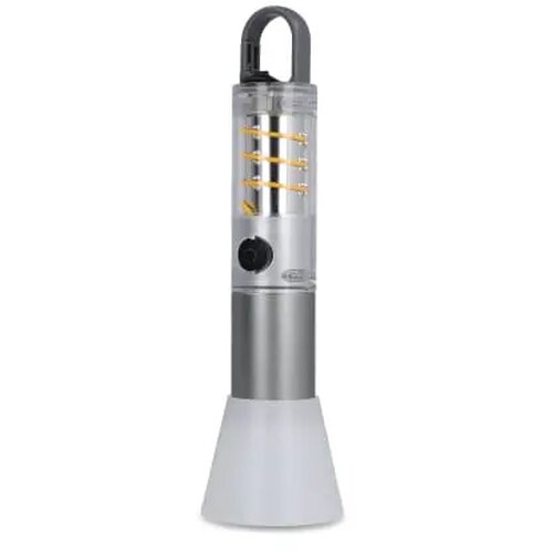 Multifunctionele zaklamp van gerecycled materiaal zilver