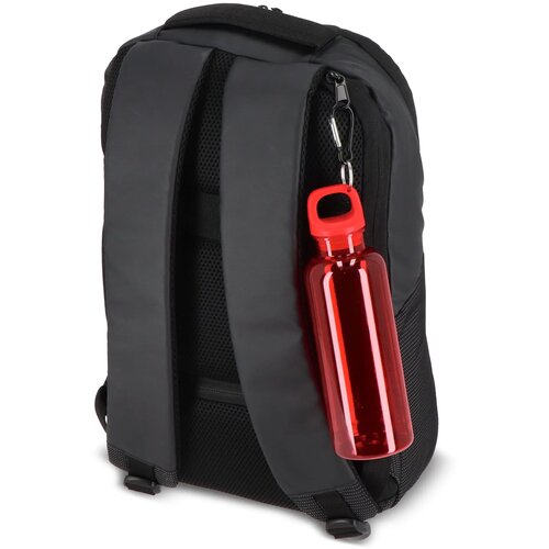 Noa waterfles R-PET 500 ml Transparant transparant / rood