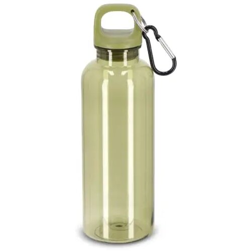 Noa waterfles R-PET 500 ml Transparant transparant / olijfgroen