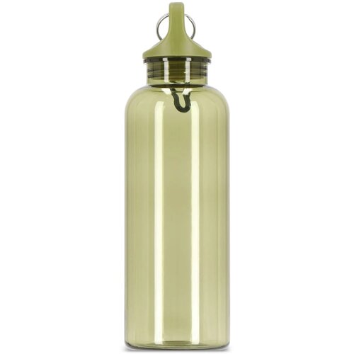 Noa waterfles R-PET 500 ml Transparant transparant / olijfgroen