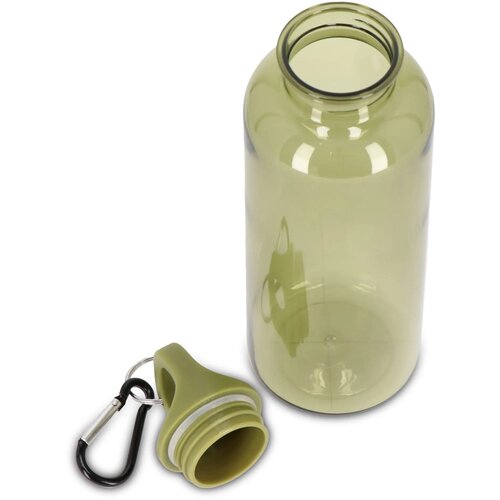 Noa waterfles R-PET 500 ml Transparant transparant / olijfgroen