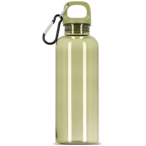 Noa waterfles R-PET 500 ml Transparant transparant / olijfgroen