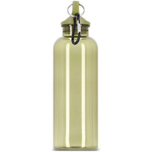 Noa waterfles R-PET 500 ml Transparant transparant / olijfgroen