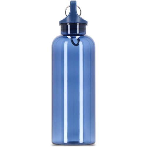 Noa waterfles R-PET 500 ml Transparant transparant / donkerblauw
