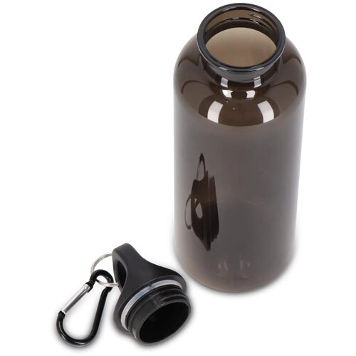 Noa waterfles R-PET 500 ml Transparant transparant / zwart
