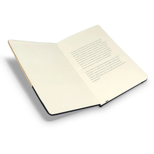 Notitieboek jute R-PET zwart