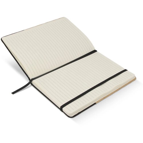 Notitieboek jute R-PET zwart