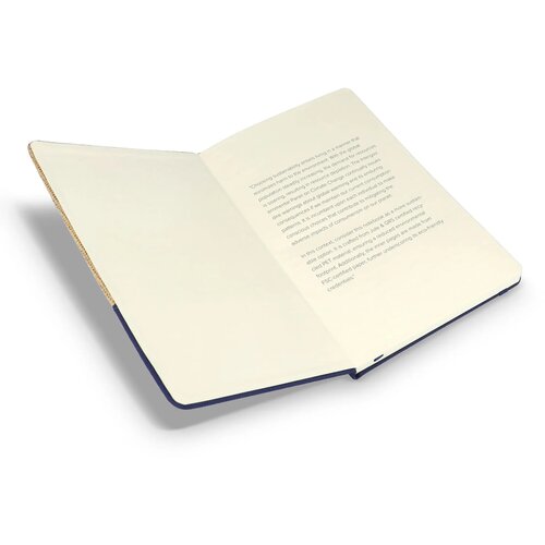 Notitieboek jute R-PET donkerblauw