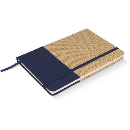 Notitieboek jute R-PET donkerblauw