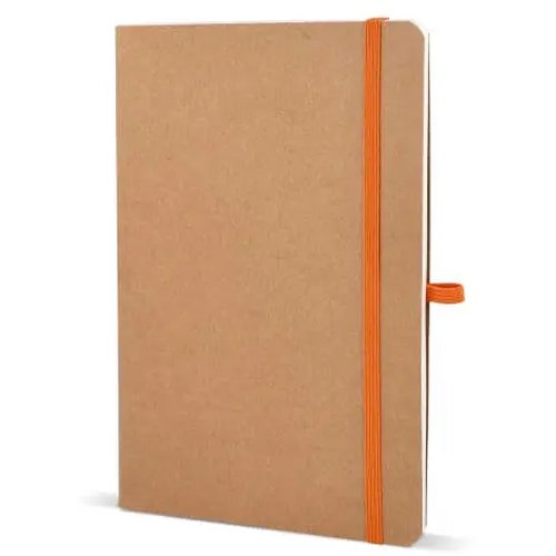 Notitieboek met zachte kaft Kraftpapier A5 oranje