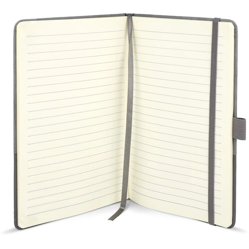 Notitieboek Thermo-leder A5 grijs