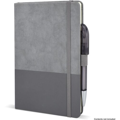 Notitieboek Thermo-leder A5 grijs