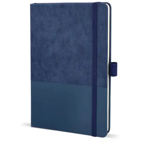 Notitieboek Thermo-leder A5 donkerblauw