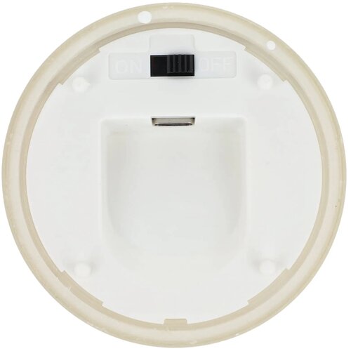 Nyelle oplaadbare LED Wax kaars in glas beige