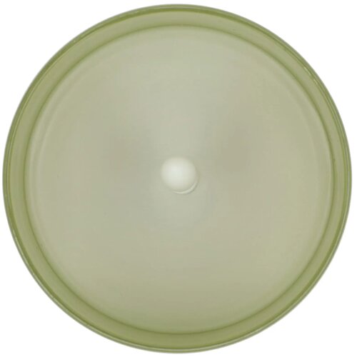 Nyelle oplaadbare LED Wax kaars in glas olijfgroen