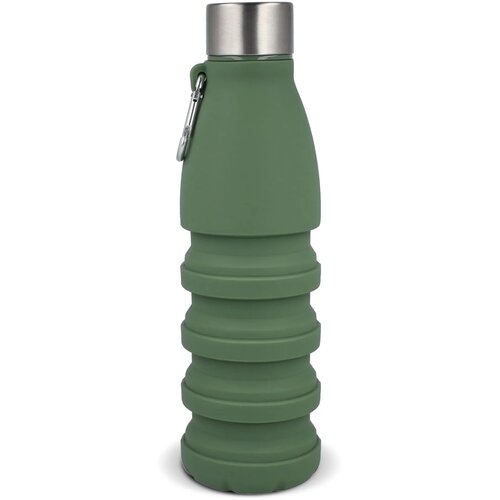 Opvouwbare Waterfles 550ml olijfgroen