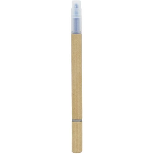 Papieren tekstmarker balpen blauw
