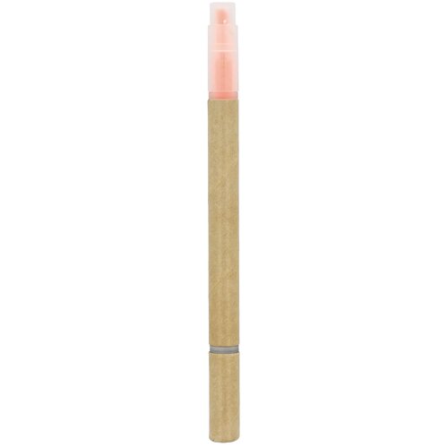 Papieren tekstmarker balpen oranje