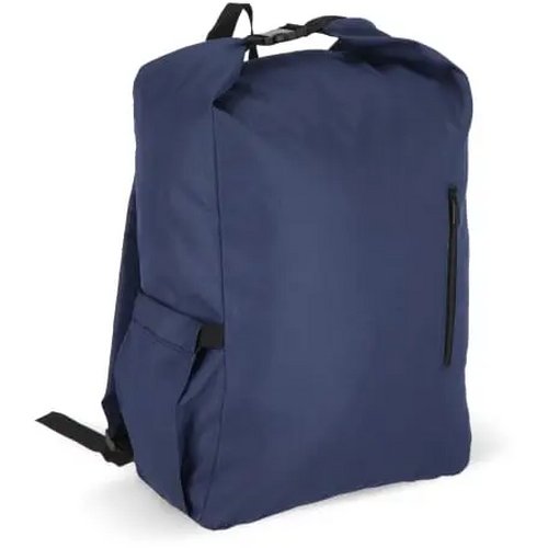 R-PET 600D Rolltop gesp rugzak 20L donkerblauw