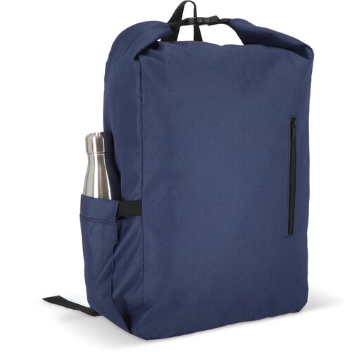R-PET 600D Rolltop gesp rugzak 20L donkerblauw