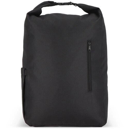 R-PET 600D Rolltop gesp rugzak 20L zwart