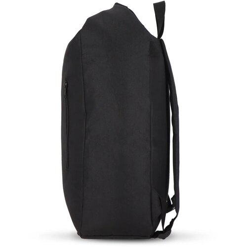 R-PET 600D Rolltop gesp rugzak 20L zwart